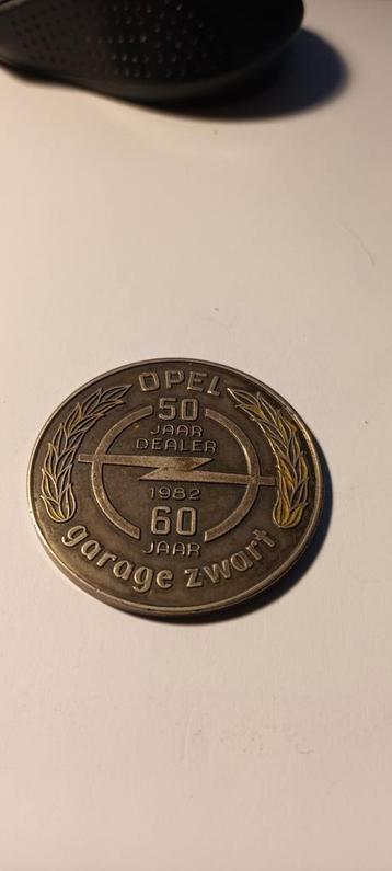 Opel 50 Jaar Dealer Penning 1982 beschikbaar voor biedingen