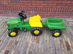 Trap trekker met kar. John Deere, Kinderen en Baby's, Speelgoed | Buiten | Skelters, Ophalen, Gebruikt, Overige merken, Met kar of aanhanger