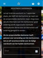 Halve Maraton deelname LET OP VOOR 7 SEPT, Tickets en Kaartjes, Eén persoon