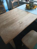 Eiken eettafel plus 4 stoelen geheel compleet, Huis en Inrichting, Tafels | Eettafels, Ophalen, Gebruikt, 50 tot 100 cm, 150 tot 200 cm