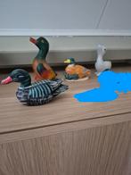 Eenden beeldjes, 4 stuks uit verzameling, Ophalen of Verzenden, Zo goed als nieuw, Beeldje of Figuurtje