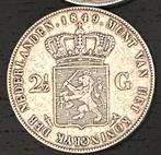Zilveren rijksdaalder 1849 Willem II, Postzegels en Munten, Munten | Nederland, Zilver, Ophalen of Verzenden, Losse munt, 2½ gulden