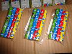 PARTIJ KLEURPOTLOODJES DE SMURFEN SET VAN 4 STUKS 9CM, Diversen, Rommelmarktspullen, ., Nieuw, Ophalen of Verzenden, .