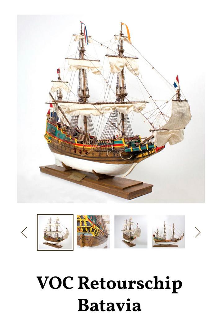 V.O.C. Retour schip De Batavia Hout modelbouw, Hobby en Vrije tijd, Modelbouw | Boten en Schepen, Zo goed als nieuw, Ophalen of Verzenden