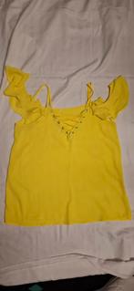 Gele top, Ophalen of Verzenden, Zo goed als nieuw, Geel, Zonder mouw