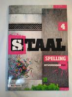 Staal - VERSIE 1 - Groep 4 - Spelling Antwoordenboek Plus, Boeken, Ophalen of Verzenden, Zo goed als nieuw, Overige niveaus, Nederlands