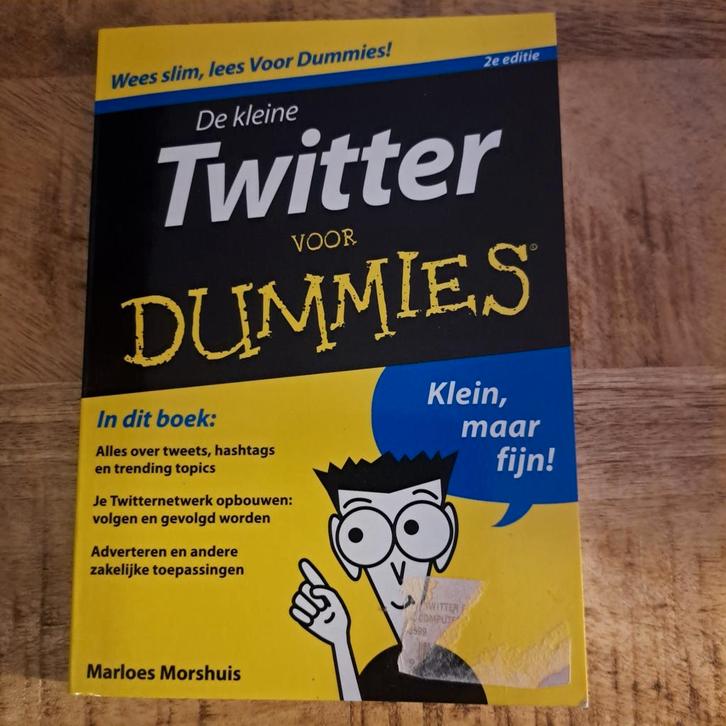 Marloes Morshuis - De kleine Twitter voor Dummies, Boeken, Informatica en Computer, Zo goed als nieuw, Ophalen of Verzenden