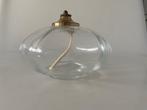Zweeds design olie lamp, Ophalen of Verzenden, Glas, Minder dan 50 cm
