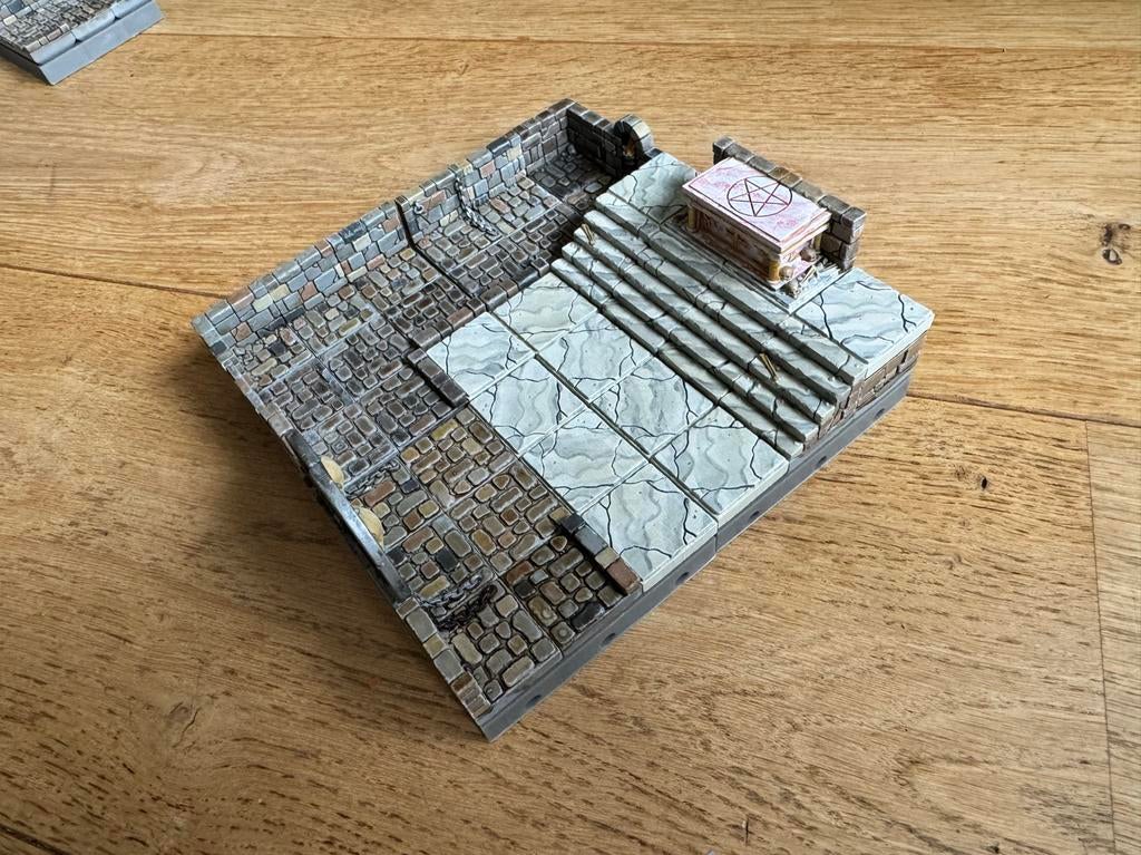 Modulaire D&D Temple Scenery - 42 Delig, Ophalen of Verzenden, Geverfd, Toebehoren, Nieuw