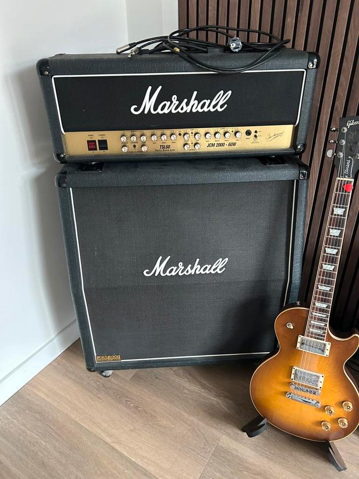Marshall half stack TSL60 JCM900 cab inc stofhoezen, Muziek en Instrumenten, Versterkers | Bas en Gitaar, Gebruikt, 50 tot 100 watt