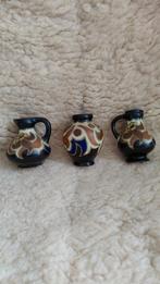 Plateel Vaasjes Set - 10cm, Antiek en Kunst, Ophalen of Verzenden