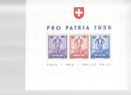 Zwitserland, postfris blok proparia 1936. Catw € 75,00., Postzegels en Munten, Postzegels | Europa | Zwitserland, Verzenden, Postfris