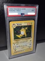 PSA 9 - Raichu #14 (Pokemon 1999 base set), Ophalen of Verzenden, Zo goed als nieuw