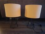 2 Lampenkappen, Huis en Inrichting, Lampen | Lampenkappen, Overige kleuren, Rond, Ophalen of Verzenden, Zo goed als nieuw