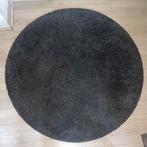 Vloerkleed (rond) antraciet 130cm, Ophalen, Rond, Zo goed als nieuw, 100 tot 150 cm