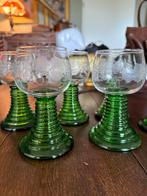Set van 6 vintage wijnglazen, Ophalen of Verzenden, Zo goed als nieuw, Overige typen