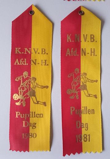 Vaantjes K.N.V.B. Pupillendag 1980 en 1981 beschikbaar voor biedingen