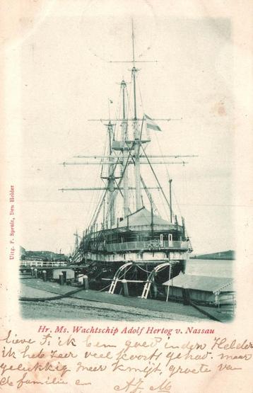 Hr. Ms. Wachtschip Adolf Hertog v. Nassau (1901) 128726 beschikbaar voor biedingen