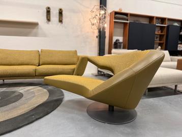 Nieuw Leolux Parabolica Fauteuil Mondo stof Design stoel beschikbaar voor biedingen