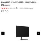 Monitor (PEAQ) 27 inch full HD slim, Audio, Tv en Foto, Televisies, Ophalen of Verzenden, Zo goed als nieuw, Overige merken