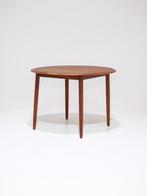 Ronde eettafel teak Deens vintage 1960s, Ophalen, -, -, Zo goed als nieuw