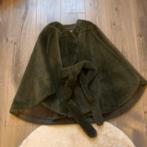 Prachtige Fake Imitatie bont suede poncho Groen, Kleding | Dames, Ophalen of Verzenden, Nieuw, Maat 38/40 (M), Groen