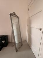 Zilverkleurige Staande Spiegel - Romantische Look, Huis en Inrichting, Woonaccessoires | Spiegels, Ophalen, Minder dan 50 cm, Zo goed als nieuw