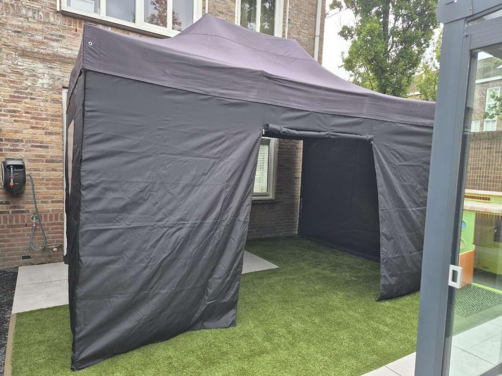 Partytent verhuur in diverse formaten, Tuin en Terras, Partytenten, Gebruikt, Partytent, 2 meter of meer, Minder dan 5 meter, 4 tot 6 meter