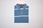 Blauw met wit gestreepte polo van Tommy Hilfiger, maat S, Kleding | Heren, Polo's, Blauw, Tommy Hilfiger, Ophalen of Verzenden
