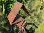Vogel voederhuis Corten staal modern design, Tuin en Terras, Vogelhuisjes en Vogelbaden, Ophalen of Verzenden, Nieuw