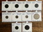 Lot van 10 Nederlandse Munten uit Bodem Vondst, Ophalen of Verzenden, Overige waardes, Setje, Zilver
