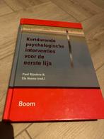 Kortdurende psychologische interventies, Ophalen of Verzenden, Gelezen, Klinische psychologie