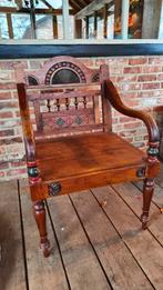 Koloniale stoel in goede staat, Antiek en Kunst, Antiek | Meubels | Stoelen en Banken, Ophalen