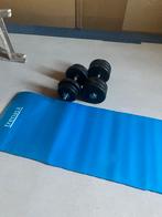 Fitness mat en verstelbare dumbels, Sport en Fitness, Fitnessmaterialen, Nieuw, Ophalen, Fitnessmat