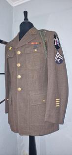Originele Class A jacket 2nd Infantry Divison + paspop, Verzamelen, Ophalen, Landmacht, Amerika, Kleding of Schoenen