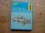 Audi 100 werkplaatshandboek 1969-1976, Ophalen of Verzenden