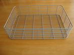 Grijs metalen draadmand.(42x28x10cm), Ophalen, Overige materialen, Mand, Zo goed als nieuw