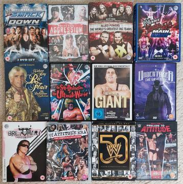 WWE WCW ECW DVD's (Specials) beschikbaar voor biedingen