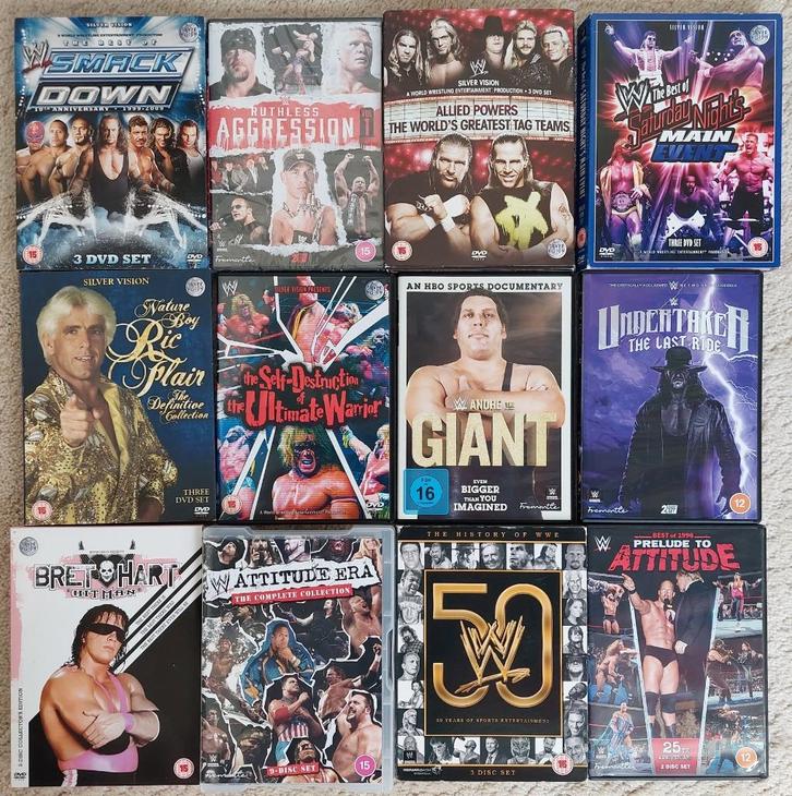 WWE WCW ECW DVD's (Specials), Cd's en Dvd's, Dvd's | Sport en Fitness, Zo goed als nieuw, Overige typen, Vechtsport, Boxset, Alle leeftijden