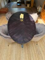 Ovale eettafel met schelp stoelen, Huis en Inrichting, Ophalen, Overige materialen, 200 cm of meer, 50 tot 100 cm