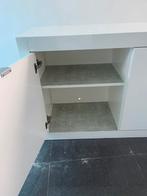 Hoogglans dressoir wit goossens, Ophalen, Zo goed als nieuw, 25 tot 50 cm, 200 cm of meer