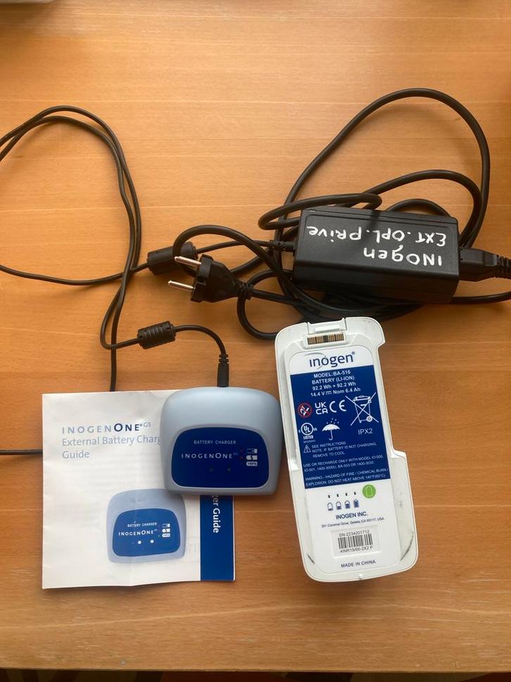 Inogen One G5 Batterij & Oplader, Diversen, Verpleegmiddelen, Gebruikt, Ophalen