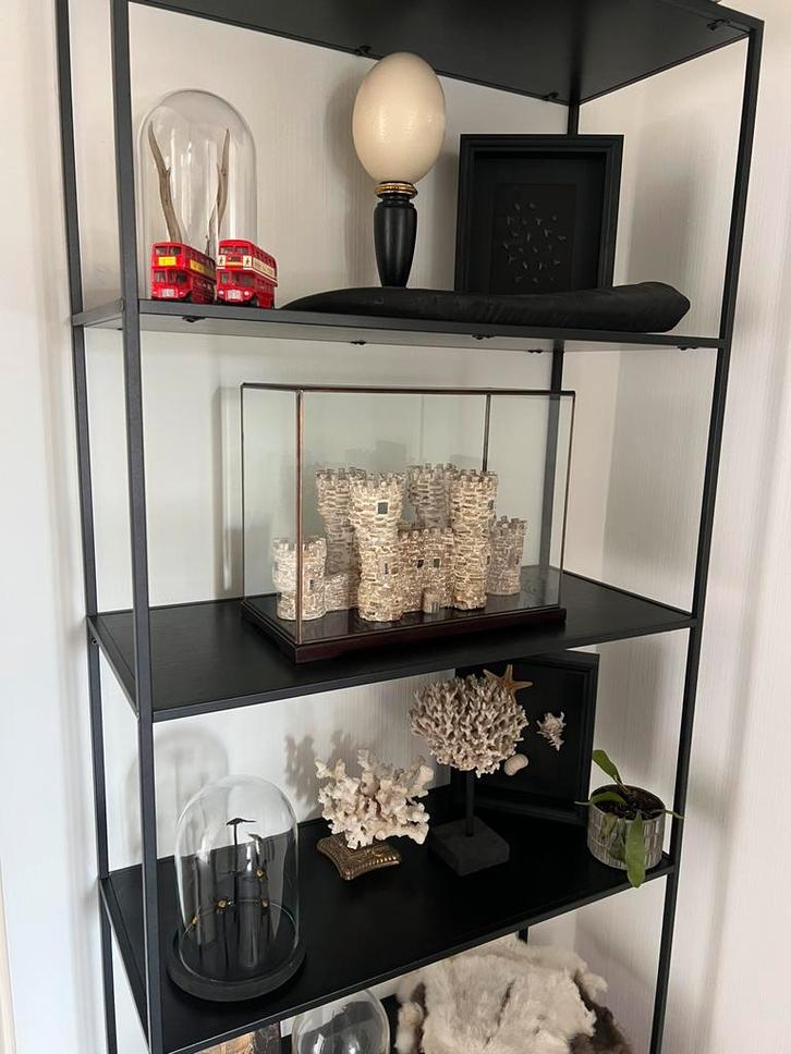 Prachtig Schaalmodel Maquette Kurk Kasteel In Vitrine, Huis en Inrichting, Woonaccessoires | Stolpen, Zo goed als nieuw, Ophalen of Verzenden