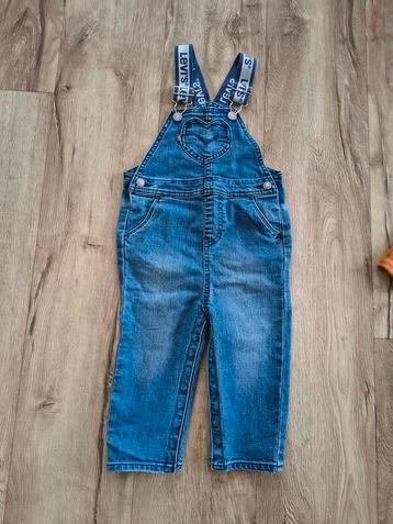 Prachtige blauwe Levi's tuinbroek, denim salopette, 86/92. beschikbaar voor biedingen