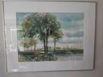 Aquarel van Groninger landschap Peter Hofland, Antiek en Kunst, Kunst | Schilderijen | Klassiek, Ophalen