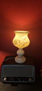 Marmer Onyx Tafellamp, Antiek en Kunst, Ophalen of Verzenden