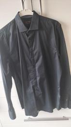 Zwart Heren Overhemd PME Legend.MtL.Slimfit., Ophalen of Verzenden, Zo goed als nieuw, Zwart, Halswijdte 39/40 (M)