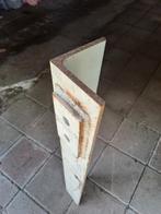 2 zware hoekijzer profielen  120x120x10 1 meter lang, Doe-het-zelf en Verbouw, Ophalen of Verzenden, Zo goed als nieuw, 250 mm of meer
