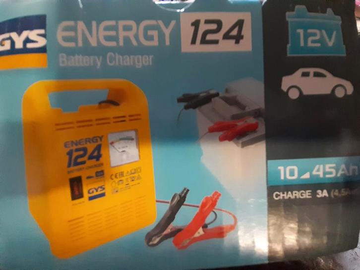 Acculader voor Auto & Motor - GYS Energy 124, Auto-onderdelen, Accu's en Toebehoren, Ophalen of Verzenden