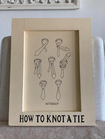 Hoe leg ik toch die Windsor-knoop in mijn stropdas? beschikbaar voor biedingen